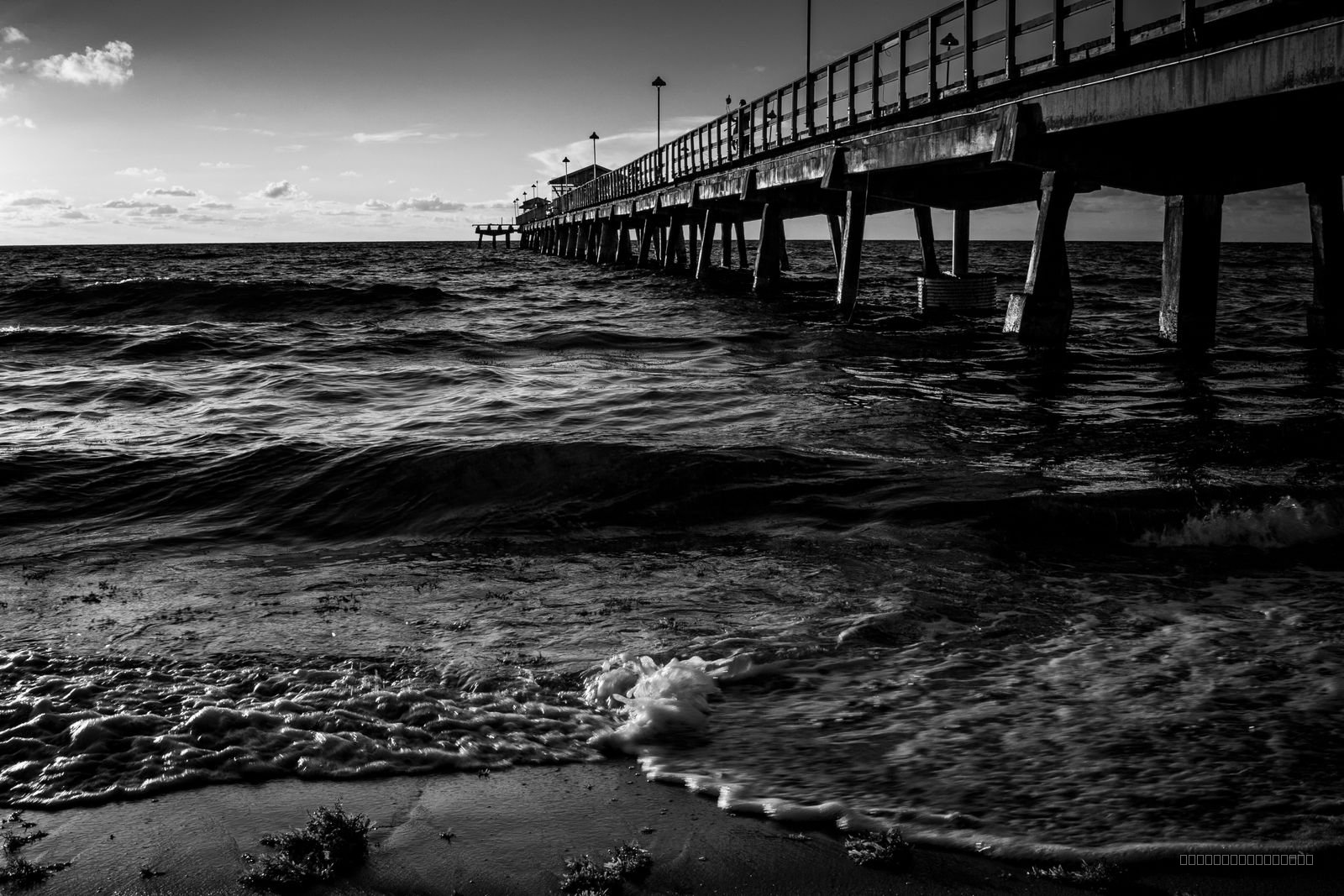 Ft. Lauderdale Pier - BW